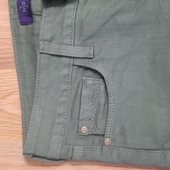 NYDJ Jeans Ankle Olive Green Mid Rise - Picture 3 of 9